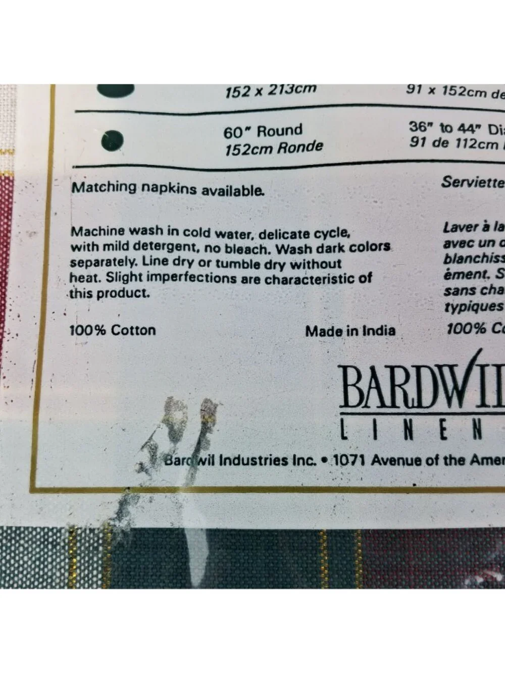 Bardwil Linens Bungalow 60